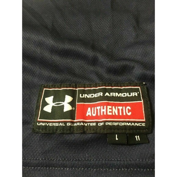 Under Armour Men's Blue White Jersey Shirt EAGLES Number 61 Size Large - Picture 2 of 10